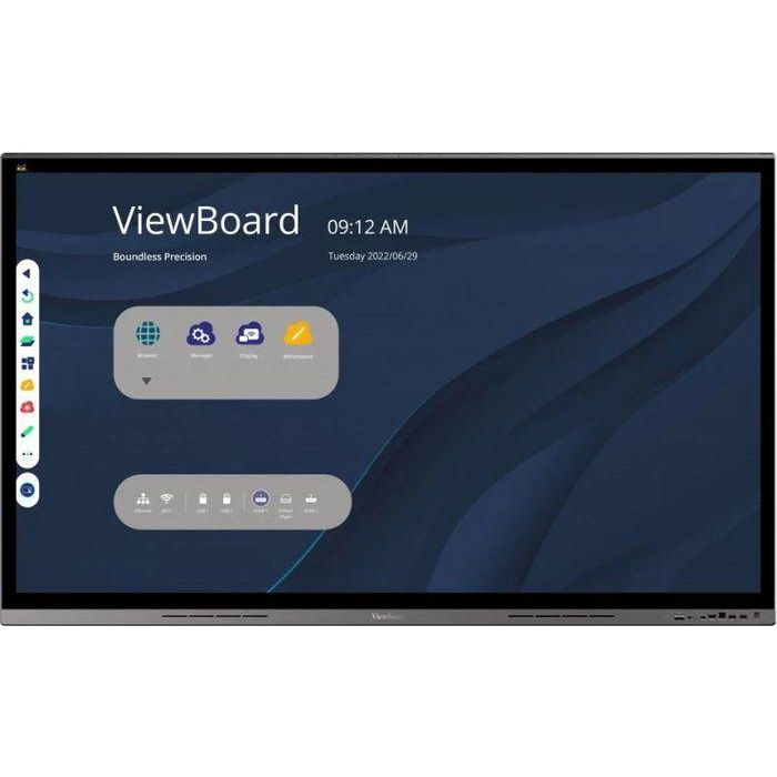 ViewSonic IFP6562 - 65”, 4K UHD (3840x2160), 20 Multi-Point Pcap Touch, 16:9, 1200:1, 350 nits, 9H, 3G RAM/32GB Storage. ViewSonic IFP6562 - 65”, 4K UHD (3840x2160), 20 Multi-Point Pcap Touch, 16:9, 1200:1, 350 nits, 9H, 3G RAM/32GB Storage.