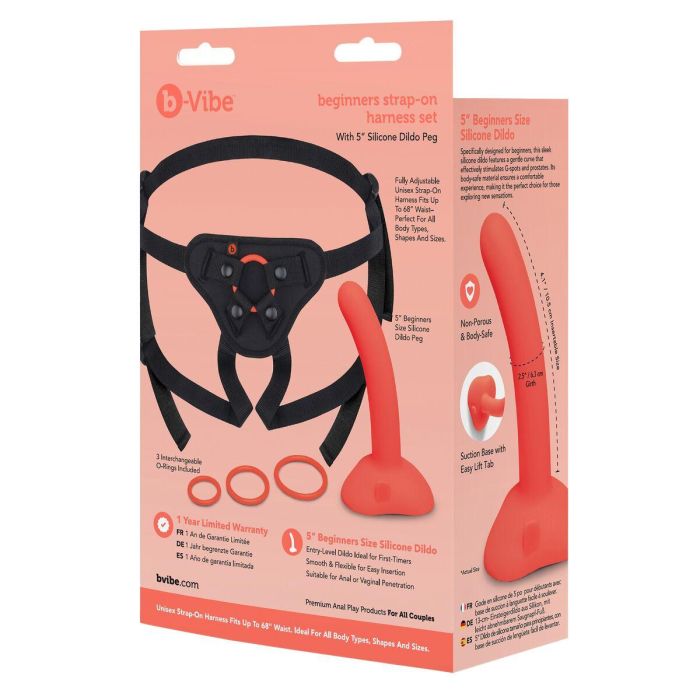 Consolador con arnés B-Vibe 2