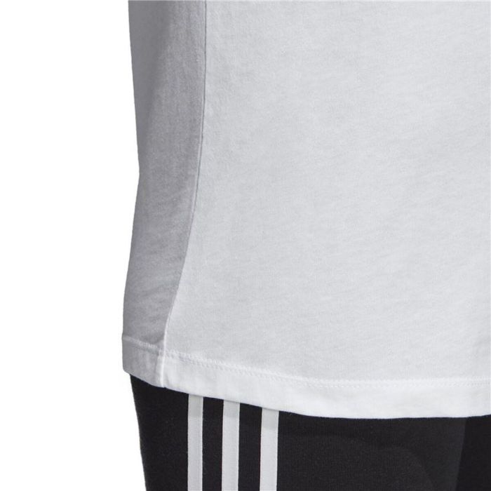 Camiseta de Manga Corta Mujer Adidas 3 Stripes Blanco 2