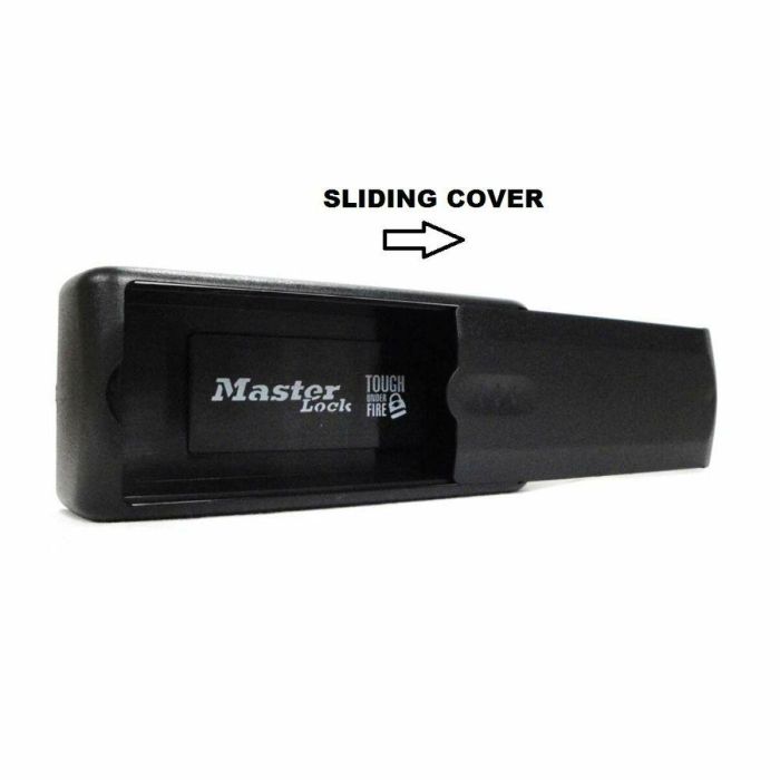 Caja de Seguridad para Llaves Master Lock Negro Plástico 1 Caja de Seguridad para Llaves Master Lock Negro Plástico 1