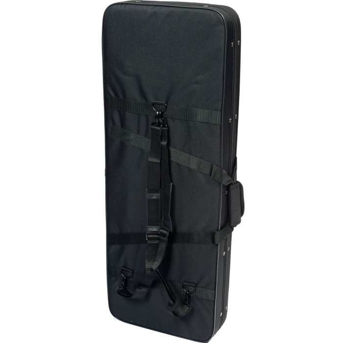 TOBAGO Funda Semirígida para Guitarra Eléctrica Negro Poliéster 600D Terciopelo