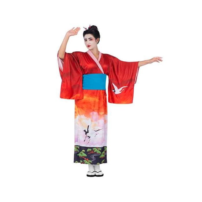My Other Me Disfraz adulto Geisha Talla XL Rojo My Other Me Disfraz adulto Geisha Talla XL Rojo