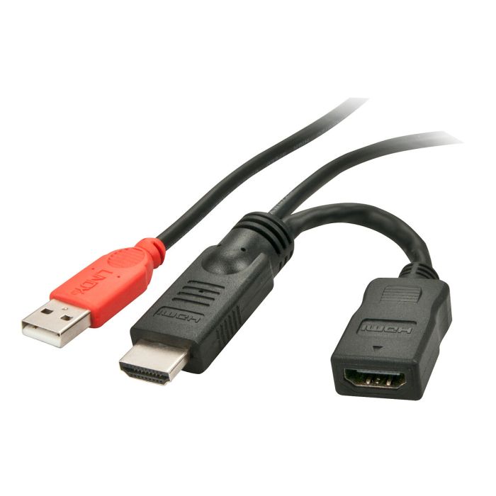 Adaptador HDMI LINDY HDMI 1.4 M/F 5 m Negro 0 Adaptador HDMI LINDY HDMI 1.4 M/F 5 m Negro 0