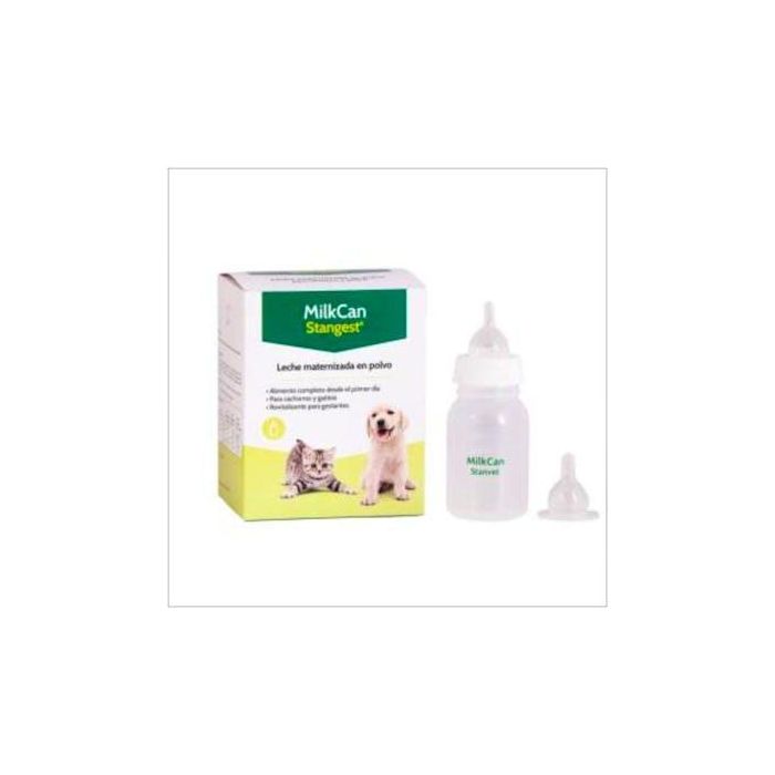 Stangest Leche en Polvo para Perro y Gato 400 gr con Biberón