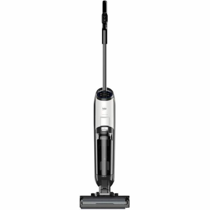 Beko VCW70340W Aspirador Mopa 3 en 1, Opción Vapor 1400W, 300W, 2 Depósitos, Pantalla LED, Blanco y Negro