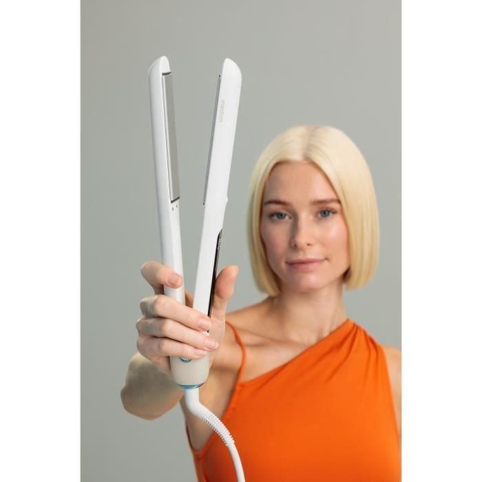 Plancha de pelo - MEDION - MD19925 - 56 W - 5 programas - 165 a 210 °C - Pantalla LED - Blanco 5