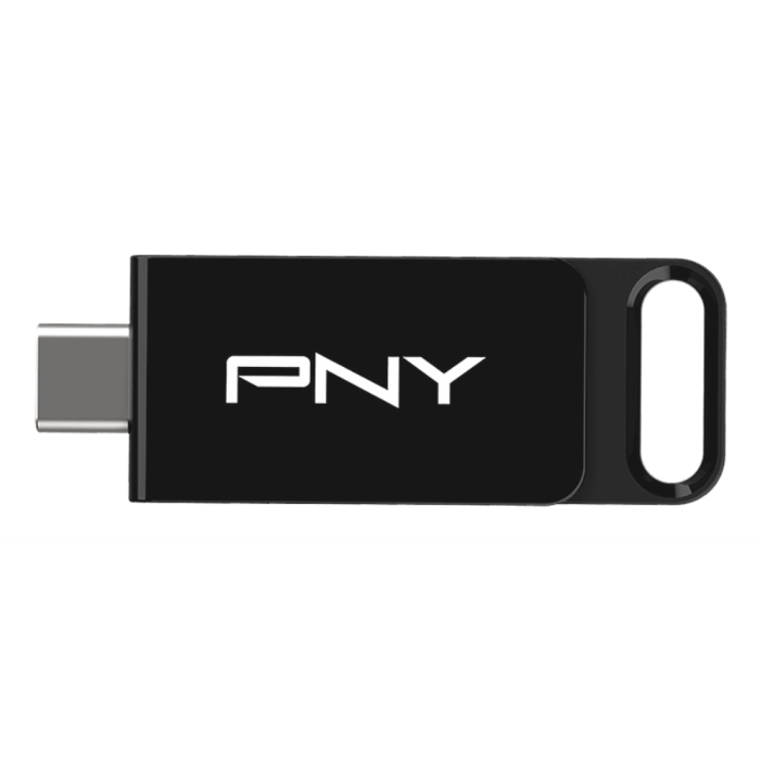 PNY Elite USB Tipo C 64 GB USB 3.2 Gen 1 (3.1 Gen 1) Negro Unidad Flash 2