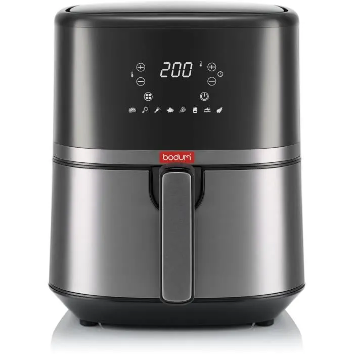 Bodum Freidora sin Aceite BOD0699965518905, 4.5L, 1500W, Negra 0 Bodum Freidora sin Aceite BOD0699965518905, 4.5L, 1500W, Negra 0