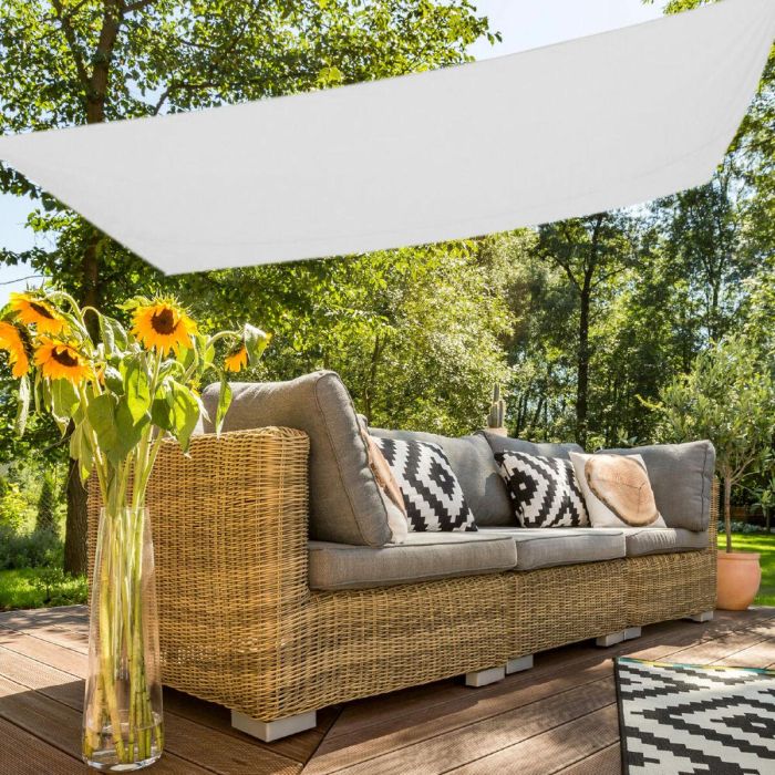 Velas de sombra Aktive Rectangular Blanco 200 x 0,5 x 300 cm (6 Unidades) 2 Velas de sombra Aktive Rectangular Blanco 200 x 0,5 x 300 cm (6 Unidades) 2