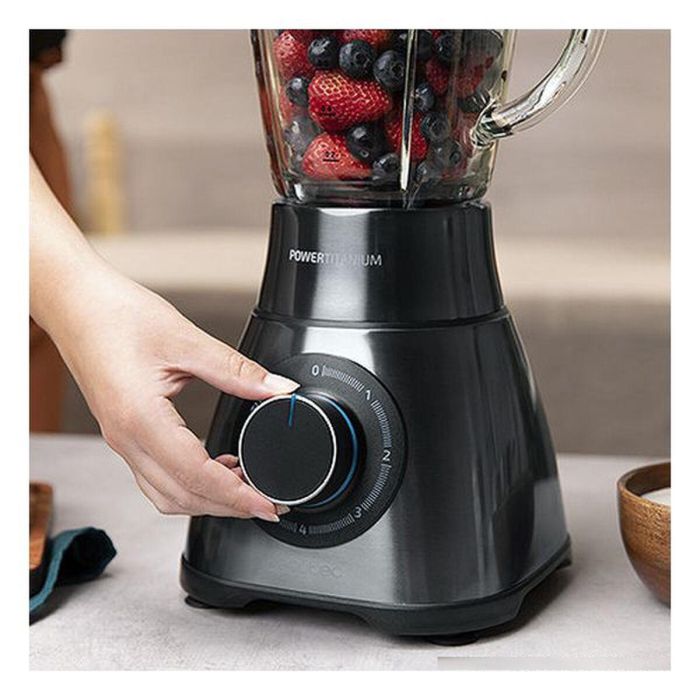 Batidora de Vaso Cecotec Power Black Titanium 1500 PerfectMix 1,8 L 1500W 1500 W 1 Batidora de Vaso Cecotec Power Black Titanium 1500 PerfectMix 1,8 L 1500W 1500 W 1