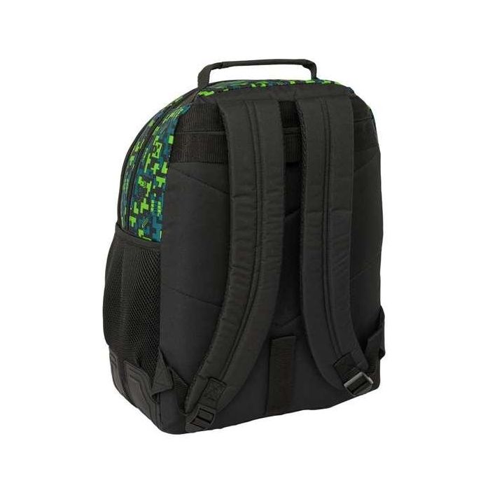 Mochila Safta Doble Con Cantoneras Adaptable A Carro Minecraft Tnt 420x320x150 mm 1 Mochila Safta Doble Con Cantoneras Adaptable A Carro Minecraft Tnt 420x320x150 mm 1