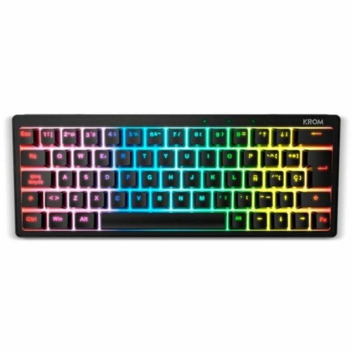 Teclado Krom NXKROMKREATORSP Negro Qwerty Español 8 Teclado Krom NXKROMKREATORSP Negro Qwerty Español 8