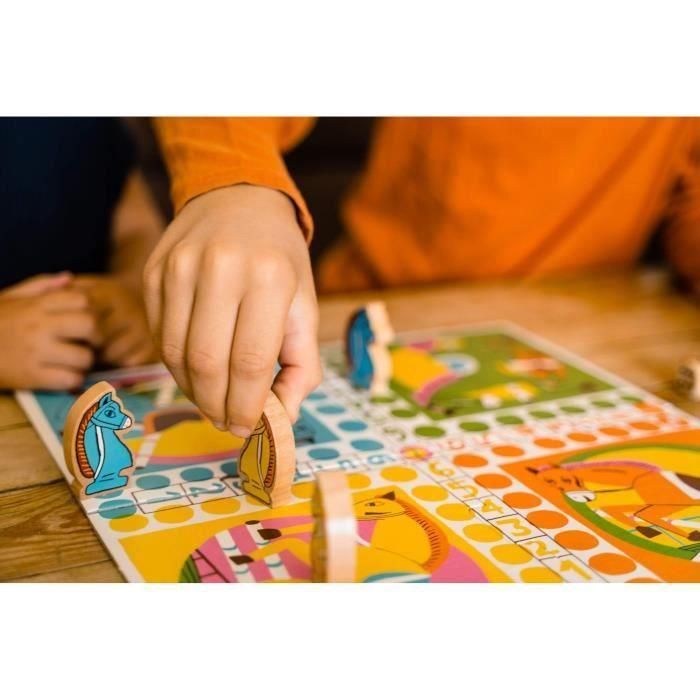 Nathan NAT8410446315446 Juego de Mesa Caballitos Gran Clásico Ilustraciones Originales 3