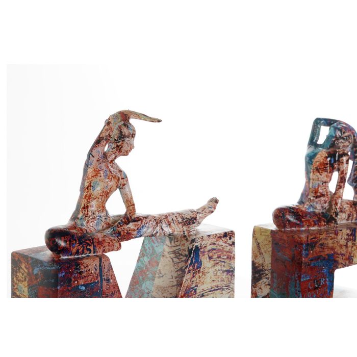 Figura Moderno DKD Home Decor Multicolor 4.5 x 23 x 11.5 cm Set de 4 1 Figura Moderno DKD Home Decor Multicolor 4.5 x 23 x 11.5 cm Set de 4 1