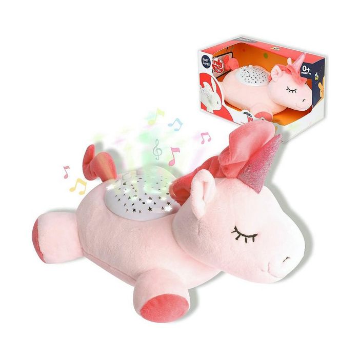 Proyector peluche unicornio 25cm