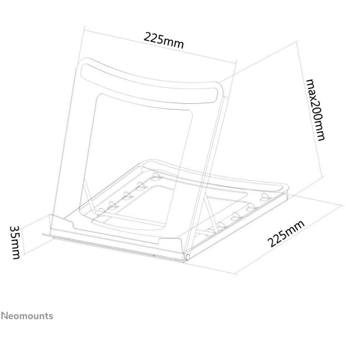 Soporte para Portátil Neomounts NSLS075BLACK 11