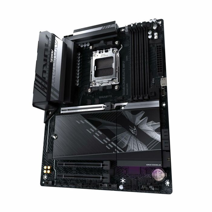 Gigabyte Placa Base AM5 B850 AORUS ELITE WIFI7 para AMD Ryzen Serie 9000, DDR5, WiFi 7, ATX 8 Gigabyte Placa Base AM5 B850 AORUS ELITE WIFI7 para AMD Ryzen Serie 9000, DDR5, WiFi 7, ATX 8