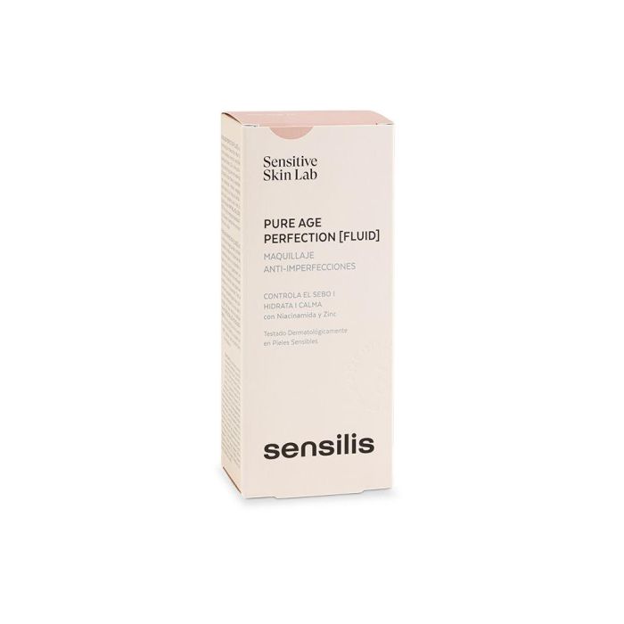 Sensilis PURE AGE PERFECTION Base Maquillaje Antiimperfecciones #03 Beige Rosé 30 ml 1