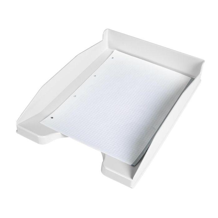 Bandeja Sobremesa Plastico Q-Connect Blanco Opaco 240x70x340 mm 6 unidades 3