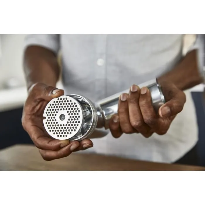 Kenwood KAX950ME Picadora de Carne y Pescado con 3 Rejillas y Adaptadores para Salchichas y Kebbe 1