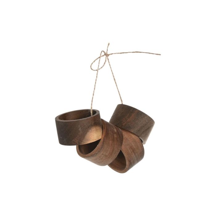 Servilletero Basicos DKD Home Decor Natural 5.5 x 3 x 5.5 cm Set de 4 4 Servilletero Basicos DKD Home Decor Natural 5.5 x 3 x 5.5 cm Set de 4 4