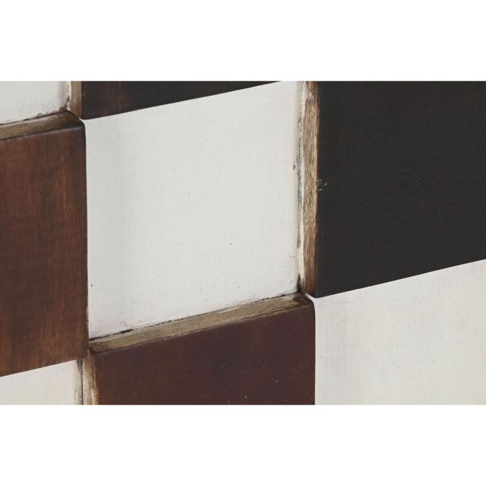 Decoración de Pared Home ESPRIT Blanco Negro Natural Moderno 90 x 4 x 90 cm 2 Decoración de Pared Home ESPRIT Blanco Negro Natural Moderno 90 x 4 x 90 cm 2