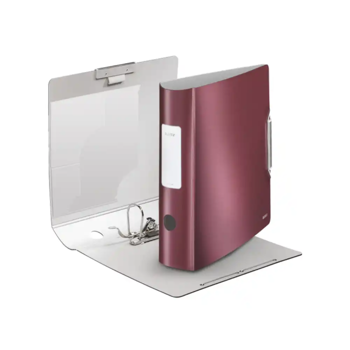 Leitz Archivador de palanca active solid polyfoam 180 DIN A4 lomo 82 mm Rojo Granate 1