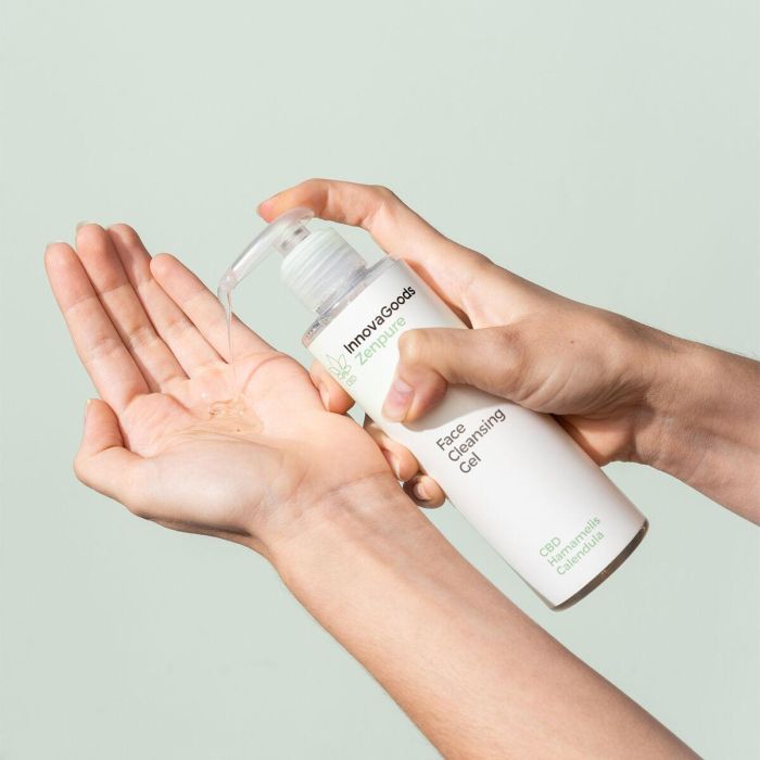 Gel Limpiador Facial CBD Zenpure InnovaGoods 200 ml 5 Gel Limpiador Facial CBD Zenpure InnovaGoods 200 ml 5