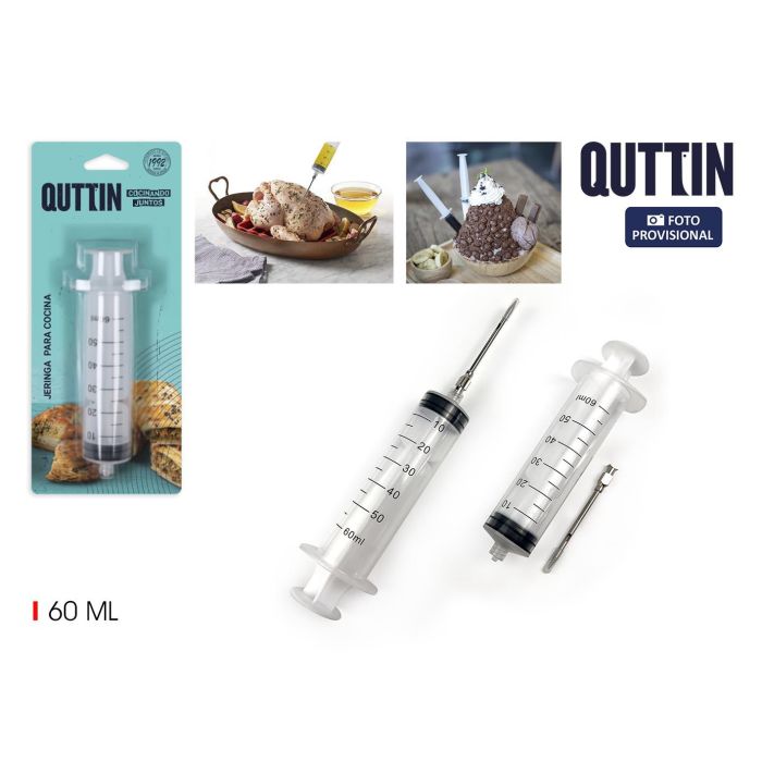 Quttin Jeringa de Repostería 60 ml de Plástico (24 Unidades) Quttin Jeringa de Repostería 60 ml de Plástico (24 Unidades)