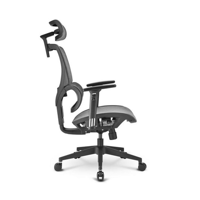 Sharkoon OfficePal C30M Silla de Oficina con Asiento y Respaldo de Malla Gris Altura 115-135 cm Ancho Respaldo 50 cm 3 Sharkoon OfficePal C30M Silla de Oficina con Asiento y Respaldo de Malla Gris Altura 115-135 cm Ancho Respaldo 50 cm 3