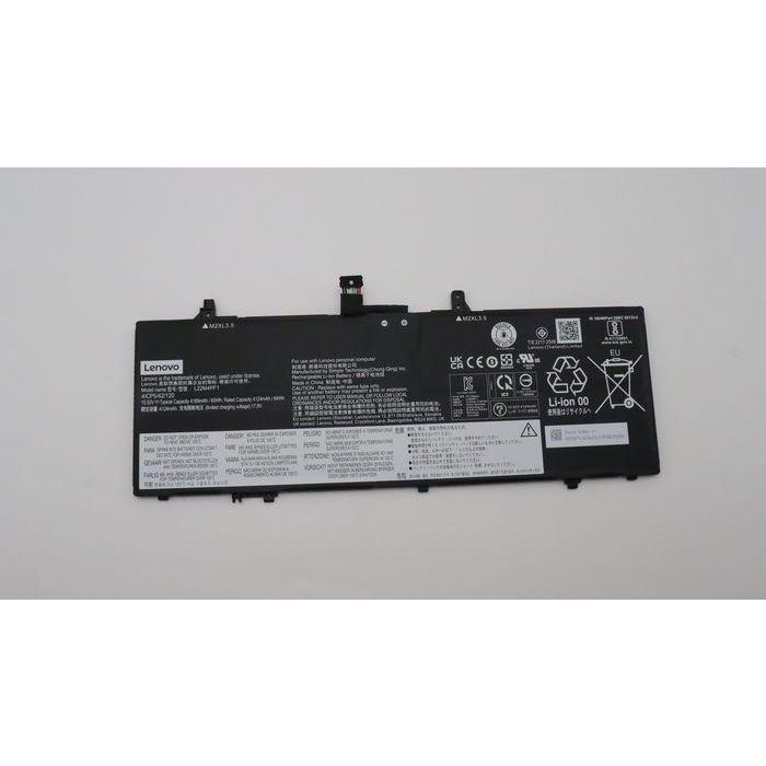 Lenovo 4-cell lithium-ion battery, 65Wh capacity, 15.52V output, designed for Lenovo Yoga Slim 6 14IRP8 laptops. Lenovo 4-cell lithium-ion battery, 65Wh capacity, 15.52V output, designed for Lenovo Yoga Slim 6 14IRP8 laptops.