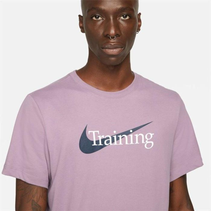 Camiseta de Manga Corta Hombre Nike Dri-Fit Ciruela 2