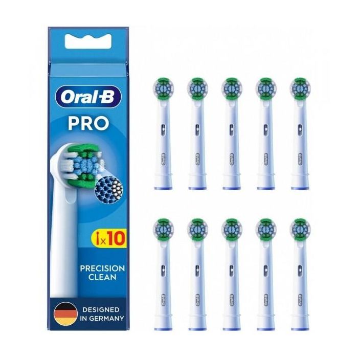 Oral-B Cabezales de recambio Precision Clean para cepillo eléctrico - Paquete de 10 unidades