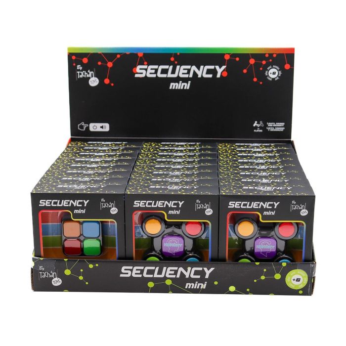 Tachan Juego de Memoria de Bolsillo Display para Niños y Niñas de +3 años - 24 Unidades, 2 Modelos, Multi-idioma