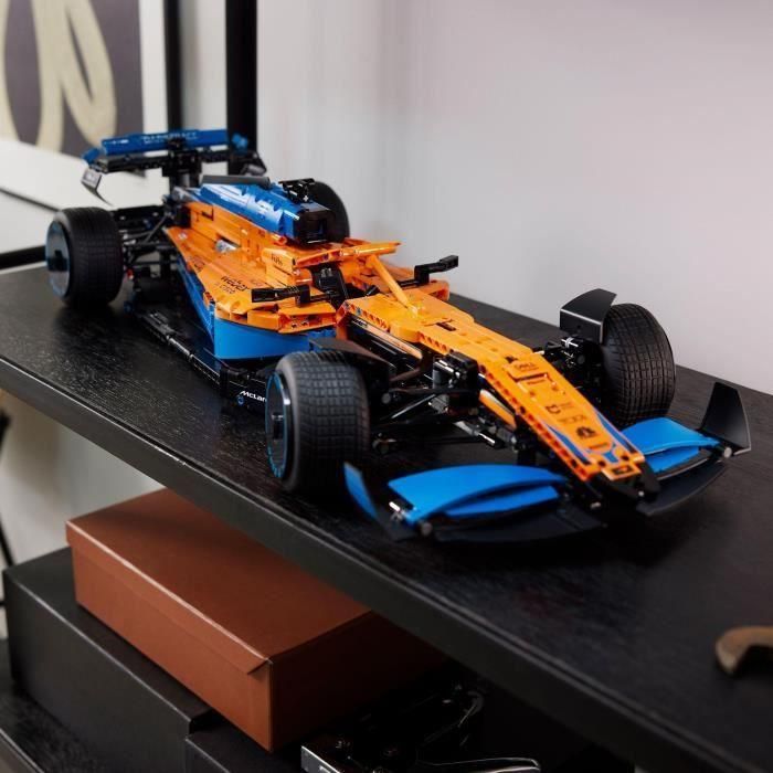 LEGO 42141 Technic The McLaren Formula 1 2022 Race Car, modelo a escala F1, kit de construcción, kit de modelo para adultos 4 LEGO 42141 Technic The McLaren Formula 1 2022 Race Car, modelo a escala F1, kit de construcción, kit de modelo para adultos 4