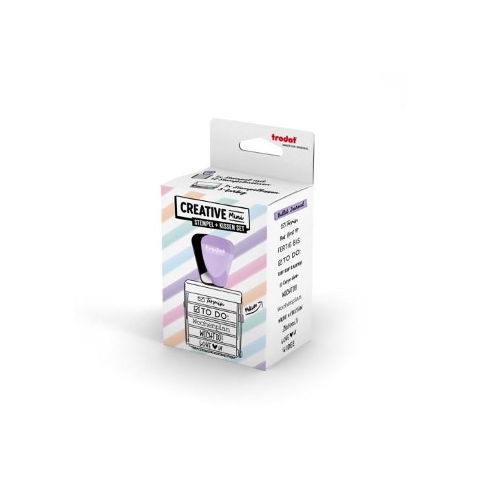 trodat Creative Mini/V2 Pastell Lila + Kissen 3Farben 1129 1 trodat Creative Mini/V2 Pastell Lila + Kissen 3Farben 1129 1