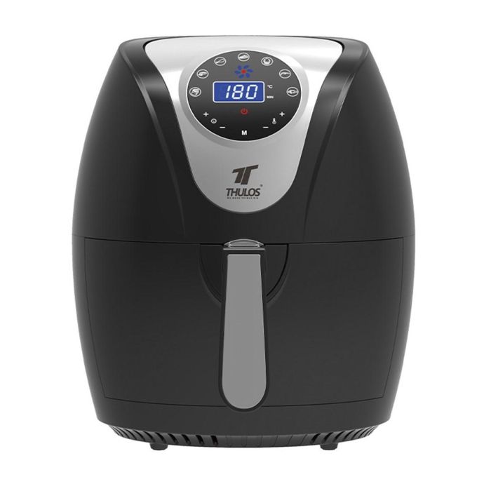 Thulos Freidora de Aire Sin Aceite 4.5L, 1400W, TH-FR3245 - Negro, Pantalla Táctil, Cajón Desmontable