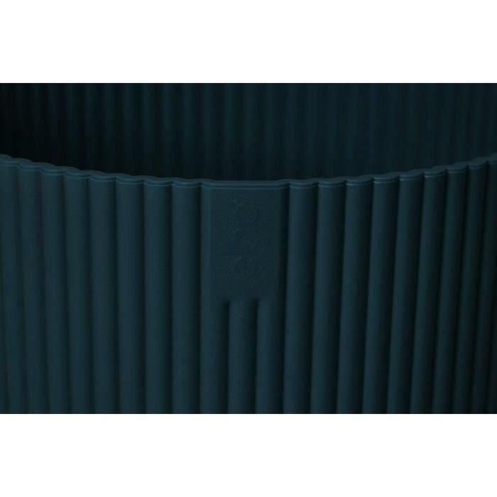 Cases verdes de la olla de flores redondas - plástico - Ø45 - negro 4 Cases verdes de la olla de flores redondas - plástico - Ø45 - negro 4