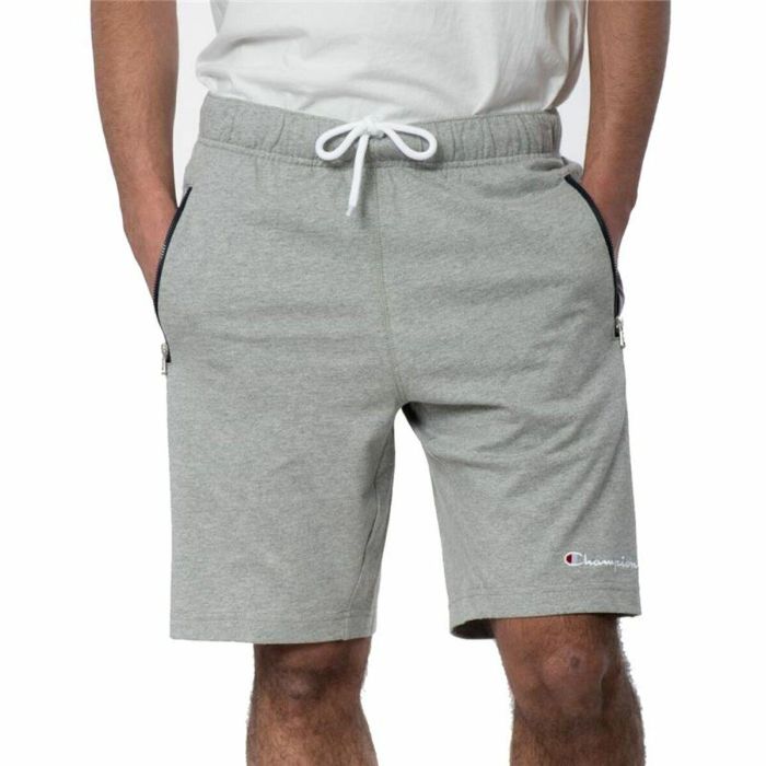 Pantalones Cortos Deportivos para Hombre Champion Gris 0 Pantalones Cortos Deportivos para Hombre Champion Gris 0