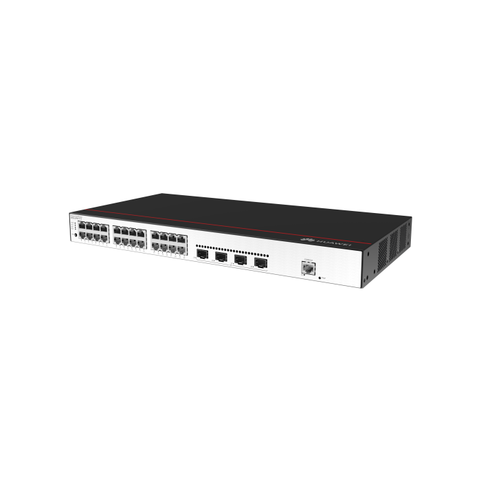 Huawei CloudEngine S5735-L24P4S-A-V2 Gestionado L3 Gigabit Ethernet (10/100/1000) Energía sobre Ethernet (PoE) 1U Negro, Plata 1