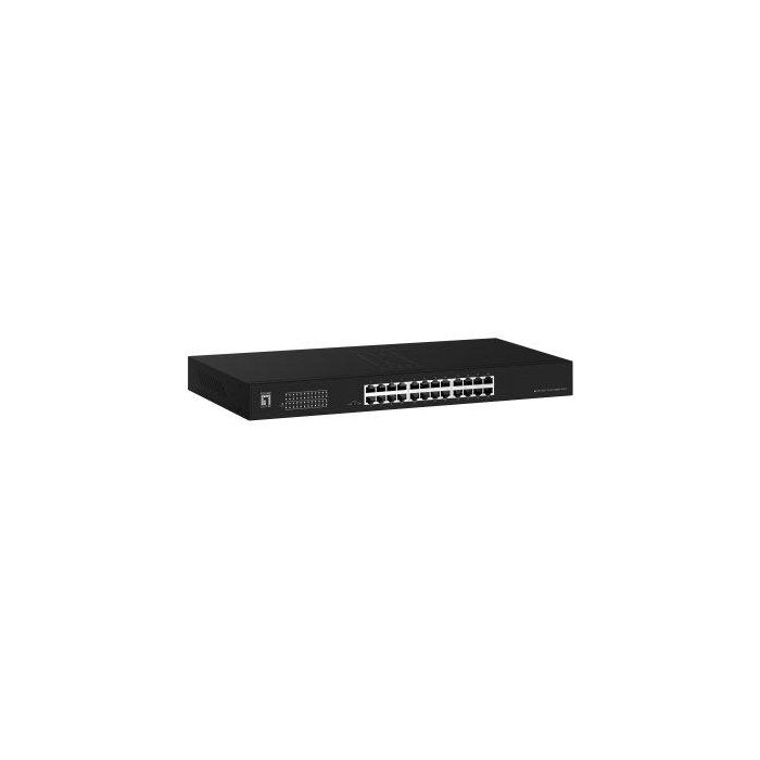 Level One GEU-2431 Switch No Gestionable 24 Puertos Gigabit Ethernet 10/100/1000 Mbps, Plug and Play Level One GEU-2431 Switch No Gestionable 24 Puertos Gigabit Ethernet 10/100/1000 Mbps, Plug and Play