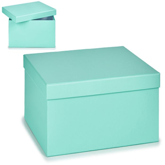 Caja Multiusos Cartón Azul Pastel