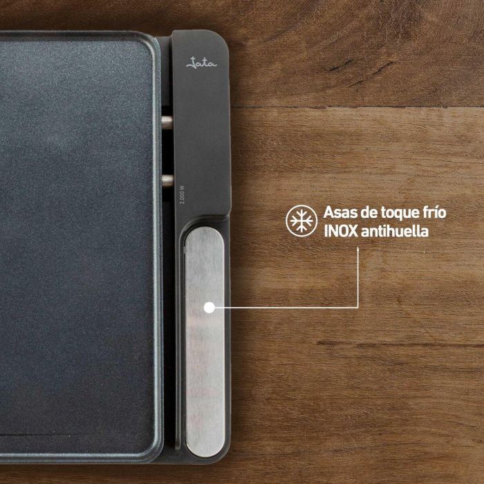 Plancha de Cocina JATA JEGR1246 Negro 2000 W 4 Plancha de Cocina JATA JEGR1246 Negro 2000 W 4