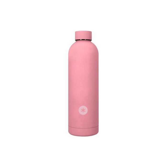 Botella Portaliquidos Antartik Isotermica Acero Inoxidable Libre De Bpa Color Rosa 750 mL