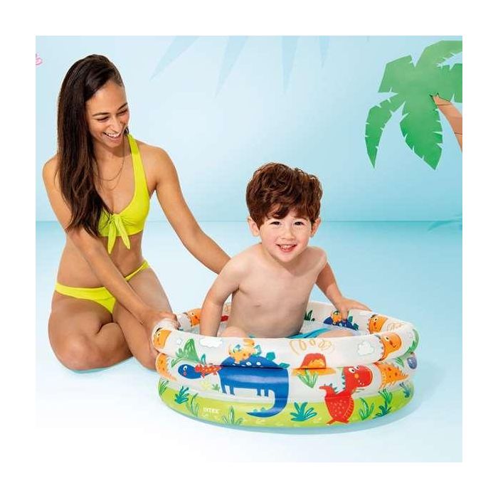 Intex Piscina Hinchable 3 Aros Animales con Suelo Hinchable para Niños 1-3 Años (61x22 cm, 28 Litros) Intex Piscina Hinchable 3 Aros Animales con Suelo Hinchable para Niños 1-3 Años (61x22 cm, 28 Litros)