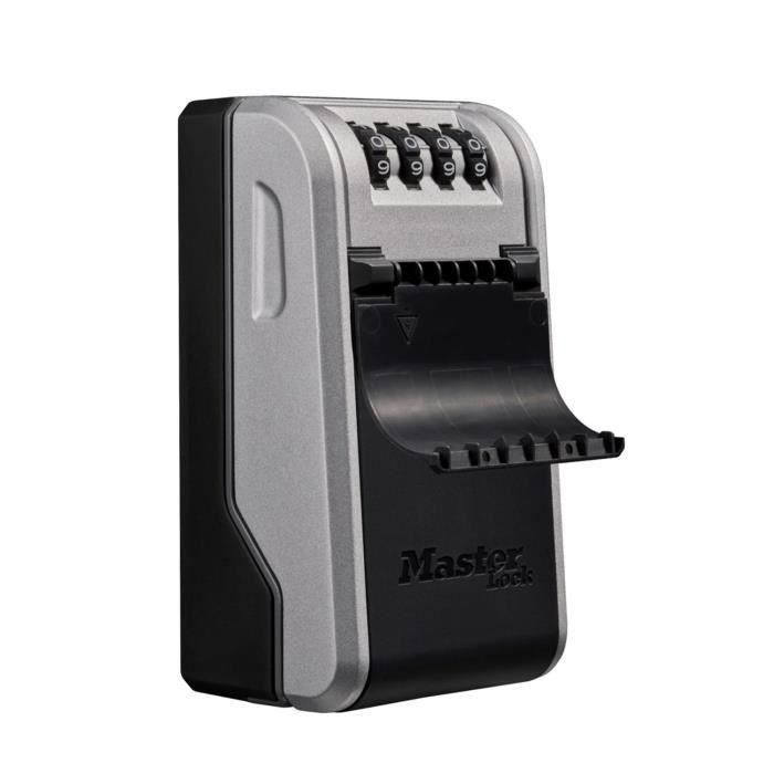 MASTER LOCK - Caja de llaves para exterior - Nuevo diseño - Montaje en pared - Gran capacidad - Alta seguridad - 19,6 x 7,6 x 5,6 cm MASTER LOCK - Caja de llaves para exterior - Nuevo diseño - Montaje en pared - Gran capacidad - Alta seguridad - 19,6 x 7,6 x 5,6 cm