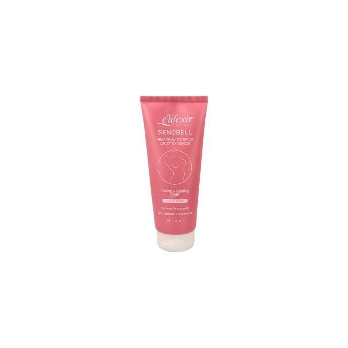 E'Lifexir Senobell Leche Reafirmante Tonificante Senos y Escote. Redensificante con Efecto Tensor, Antiestrías, Voluminizador, Hidratante 200 ml