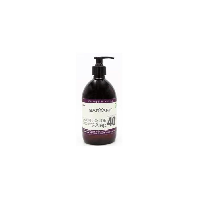 SARYANE Jabón de Alepo 40% Aceite de Laurel 500ml