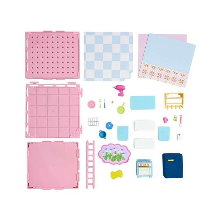 Bizak Diseña tu Cocina Suite Spaces. Incluye: 20 accesorios, 2 papeles de pared y 1 papel de suelo. 6