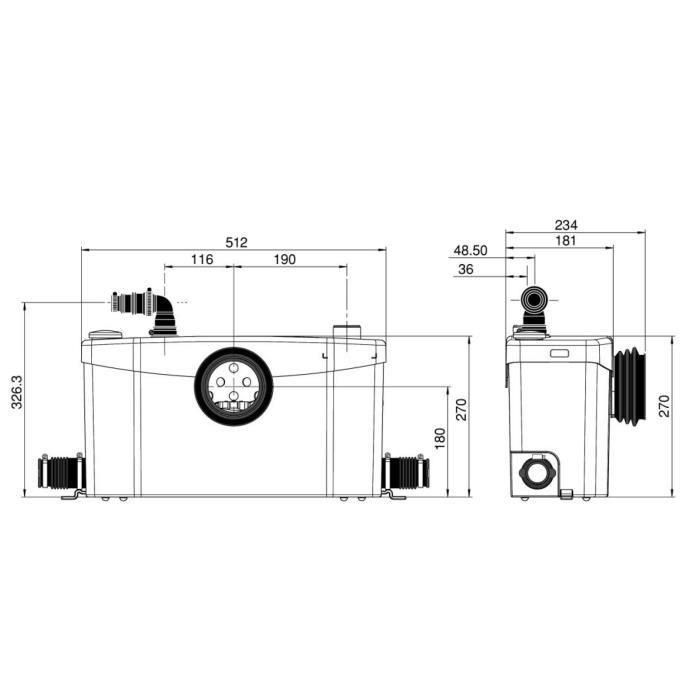 SFA Sanibroyeur Plus Silence Crusher 1 SFA Sanibroyeur Plus Silence Crusher 1